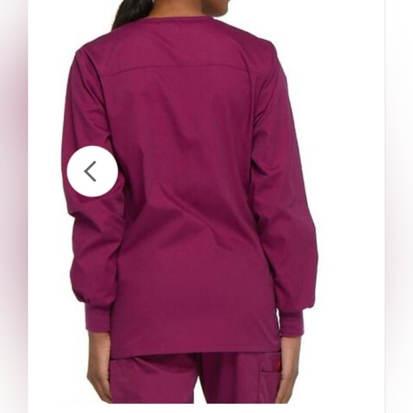 EDS Signature by Dickies Women's Snap Front Scrub Jacket - Picture 2 of 11